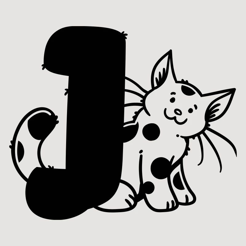 Lettre Chat J