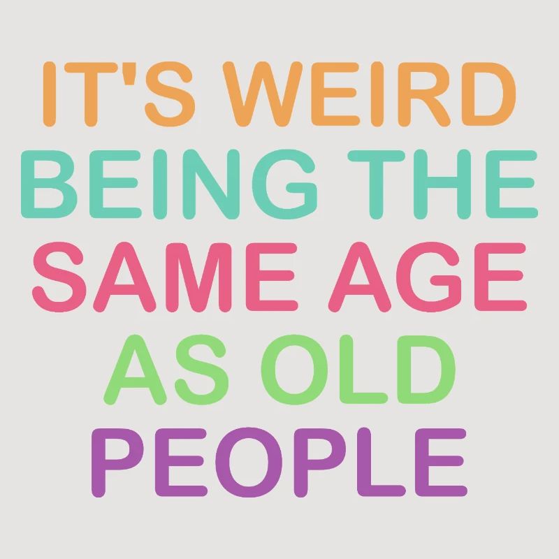 Humorous Age Comparison Design