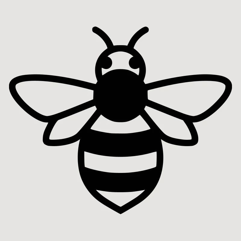 Bee Outline Drawing