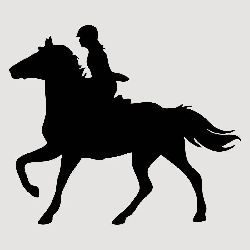 Mädchen mit Pferd