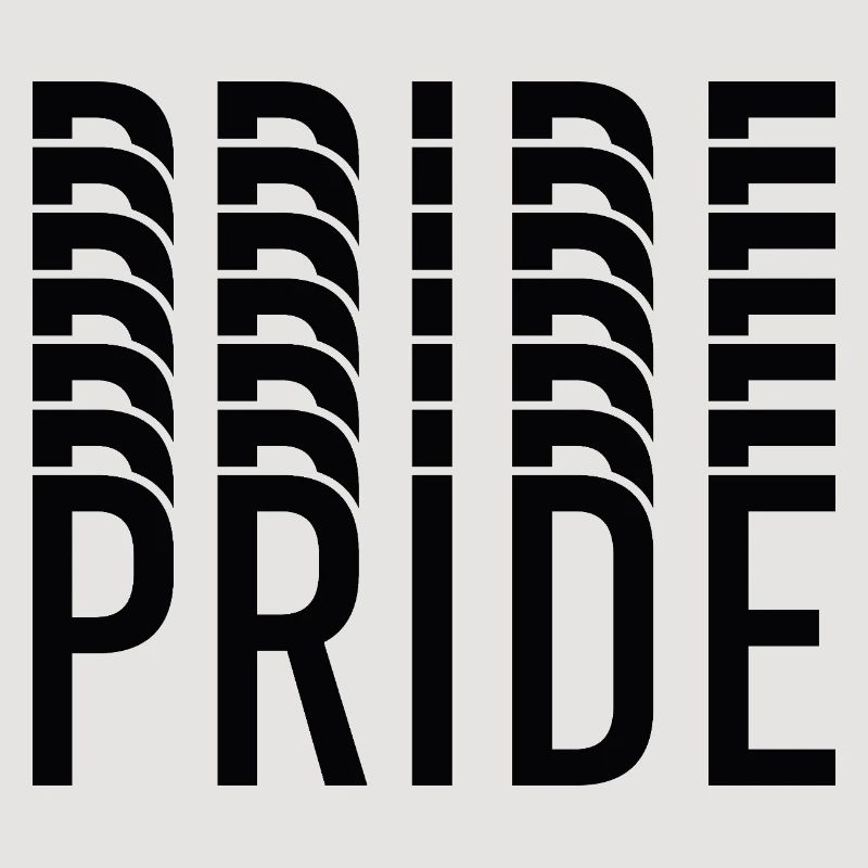Pride Typography Contrast Pattern