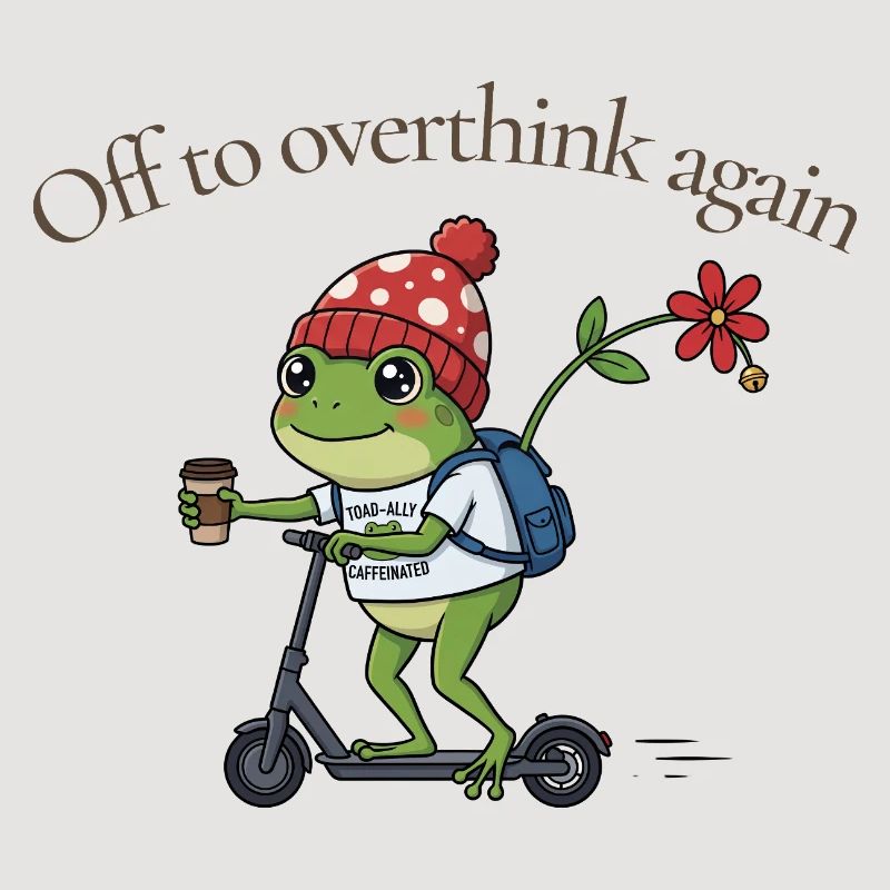 Toad-ally caffeinated Frosch