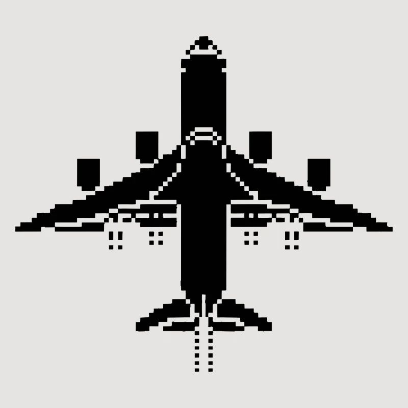 Avion Pixel Art