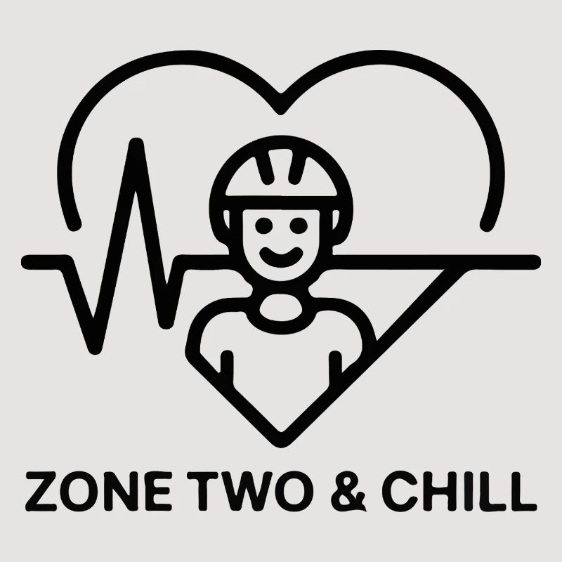 Zone Two & Chill Cyclist Heart