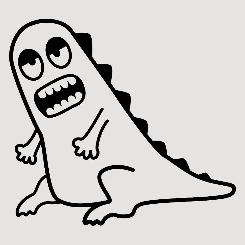 Dino Grrr – T-Rex, Nerd & Comic Style