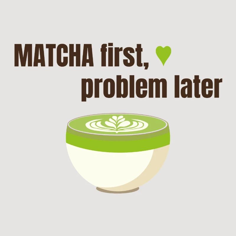 Matcha first, problem later
