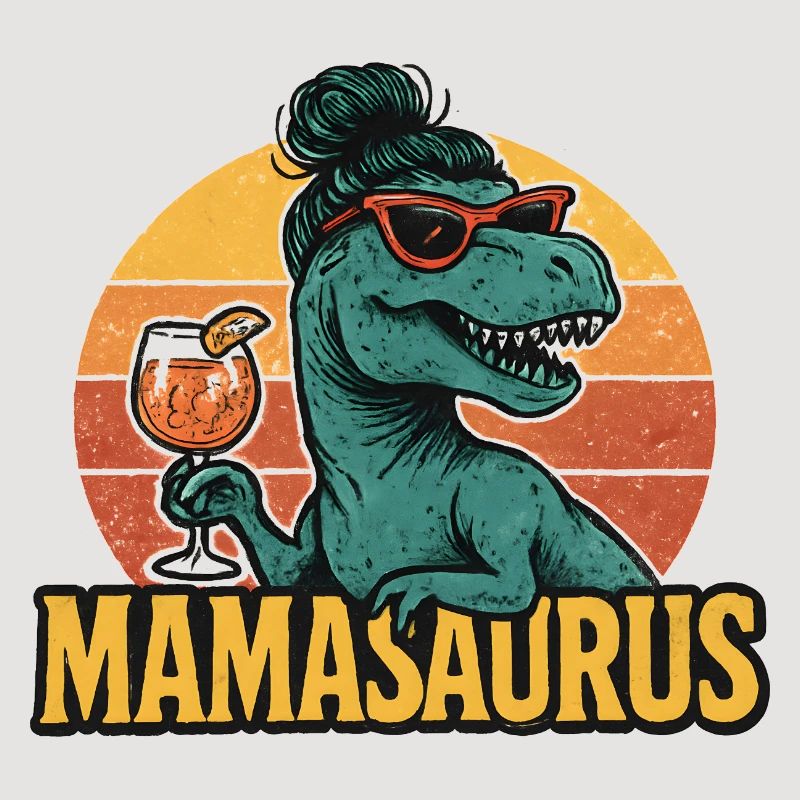 Mamasaurus Mama Mutter Geschenkidee Humor Lustig