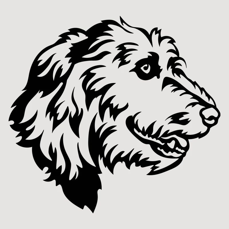 Irish Wolfhound Head