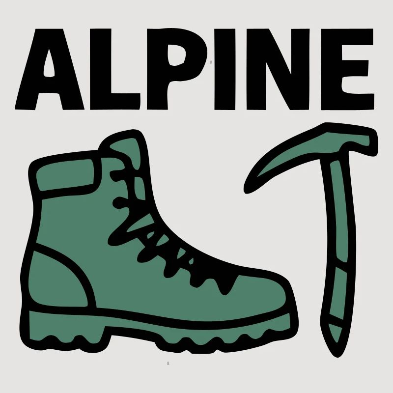 Wanderschuh Eispickel Alpine Bergsteigen Klettern