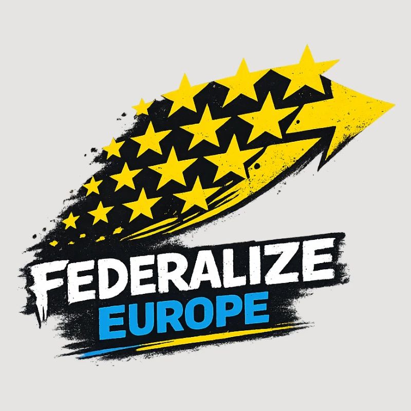 Drapeau de style eurofédéralisme