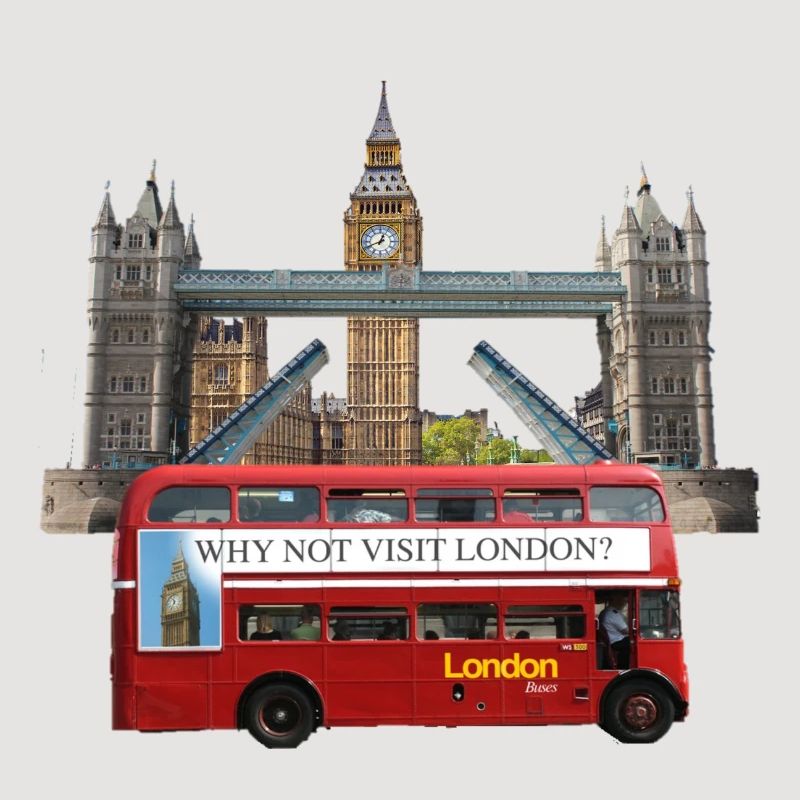 Collage de monuments de Londres