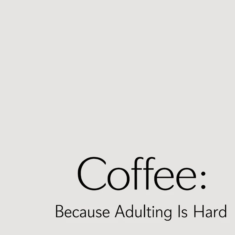 Coffee because Murder is wrong