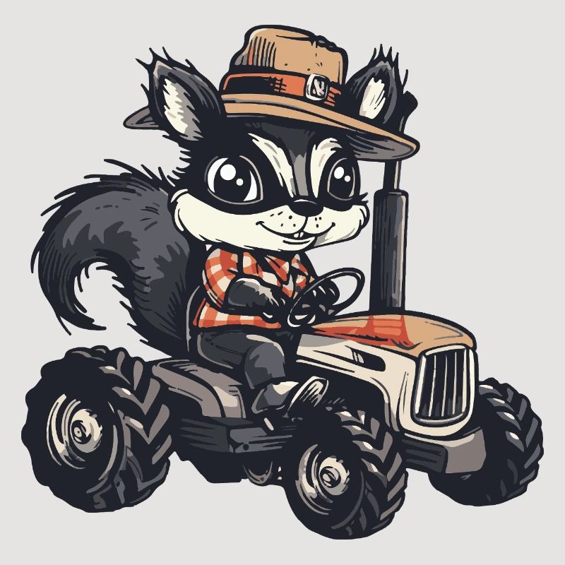 Éleveur de tracteurs moufettes