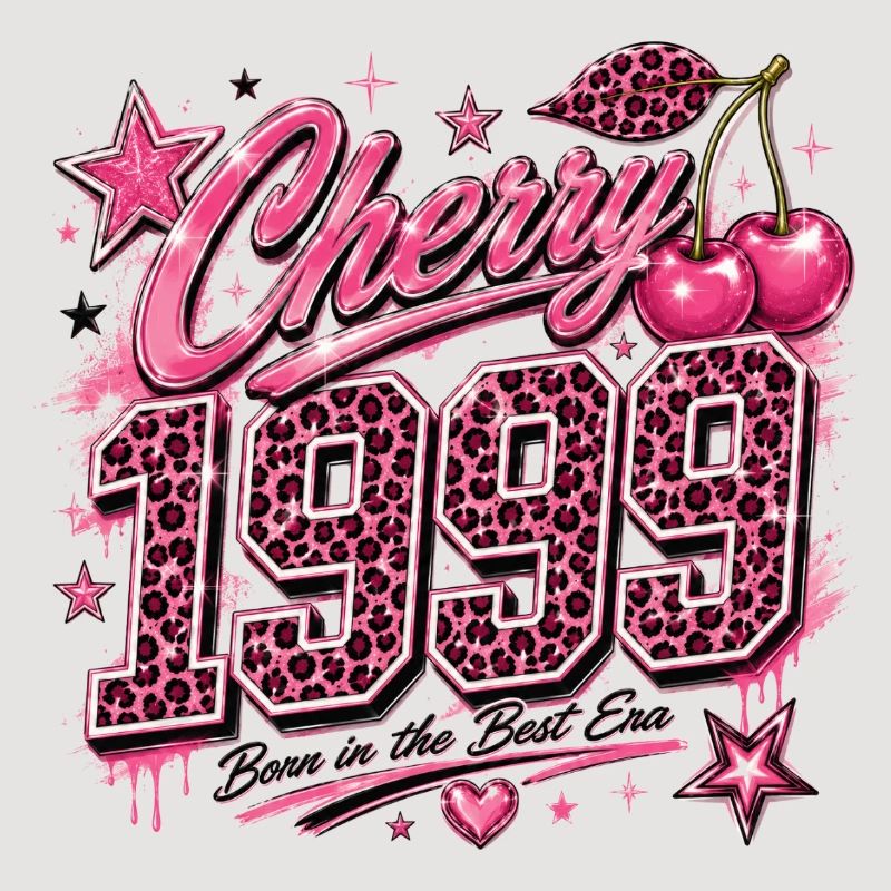 Cherry 1950's Leopard Pink