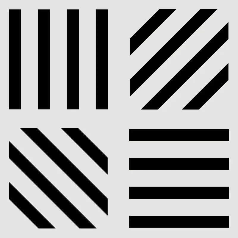 graphic stripe pattern