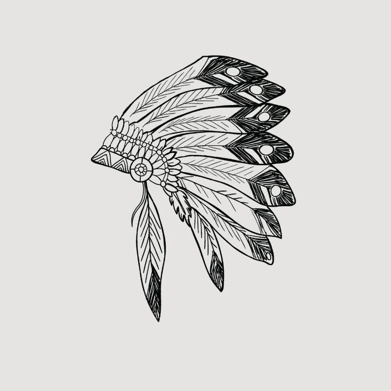 Coiffe Apache Guerrier Indien
