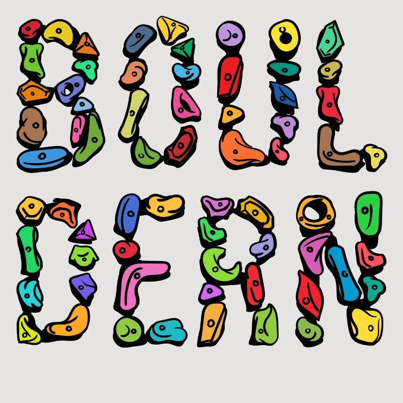 Bouldering boulder climbing scripture mountaineering