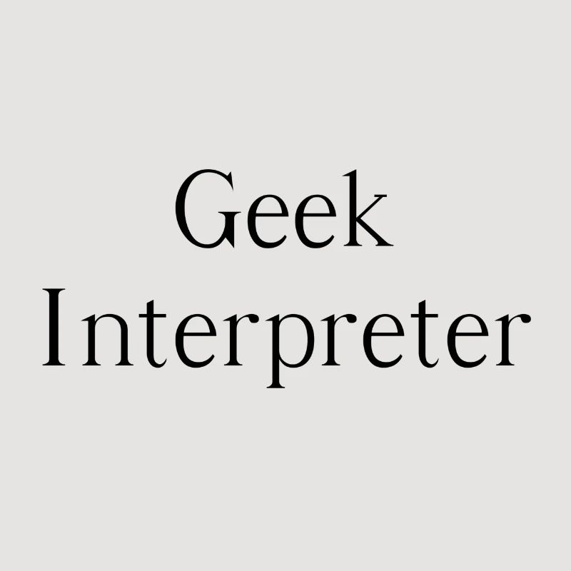 Geek interpreter