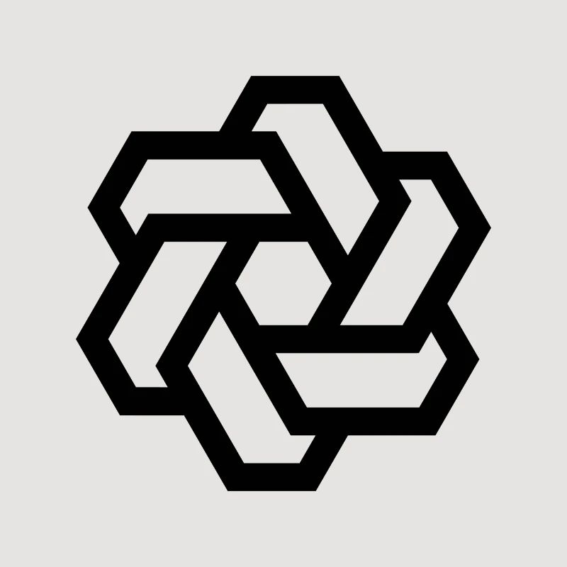 Logo cercle hexagonal