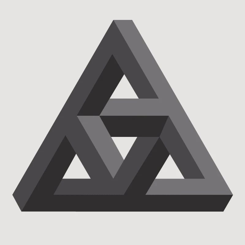 Abstract Geometry Pattern in Gray