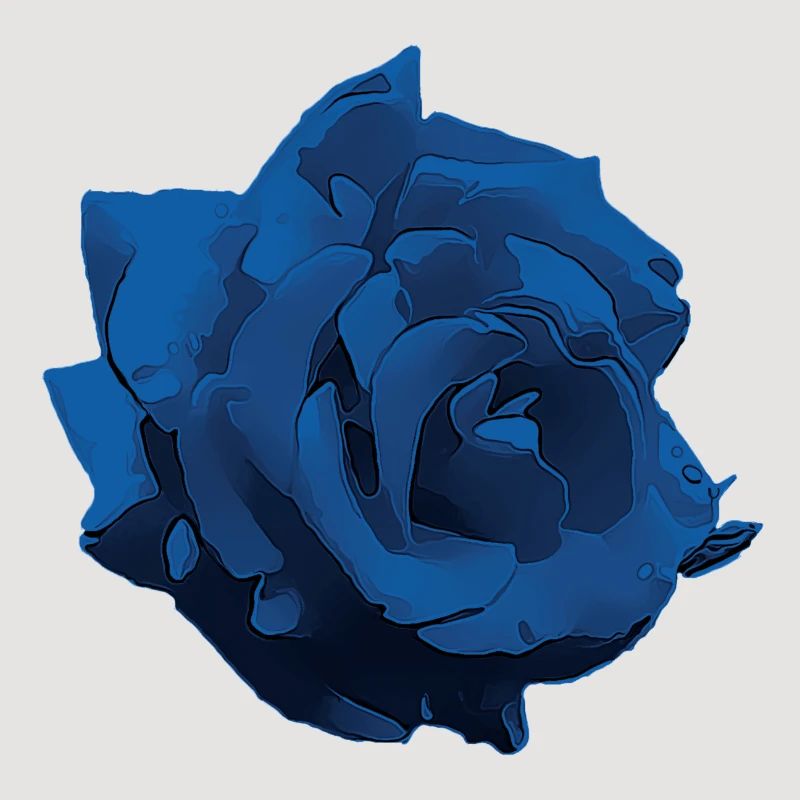 Fleur - Rose bleu