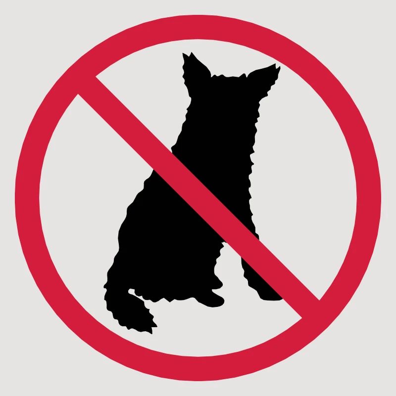 Chiens Interdit Bouclier