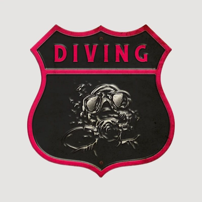 diver crest design