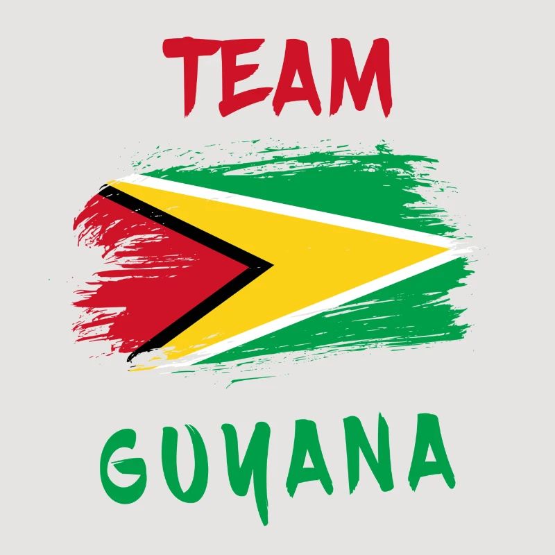 Drapeaux de l'équipe Guyane