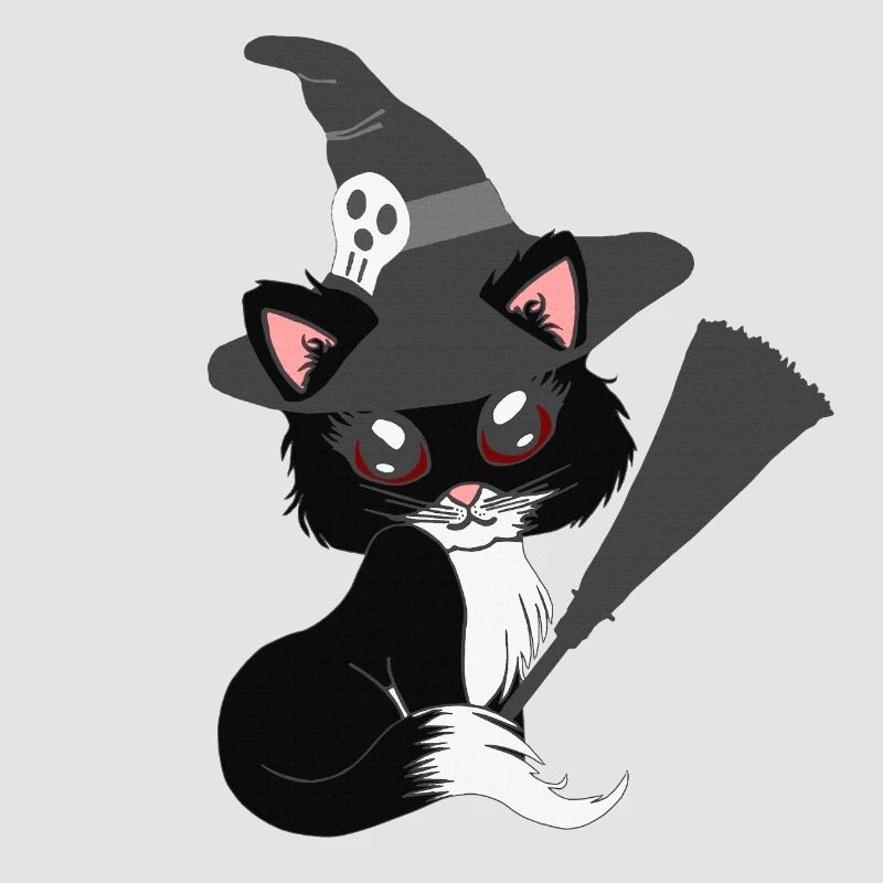 Kätzchen, hexen Design, Mädchen