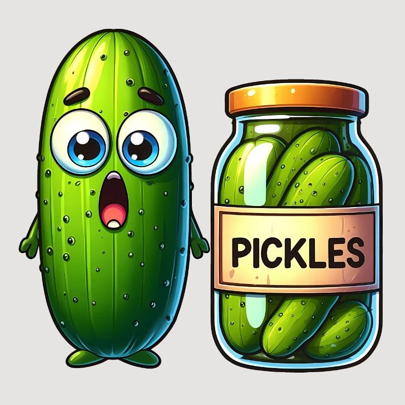 La situation difficile des cornichons au concombre : choqué et choqué !