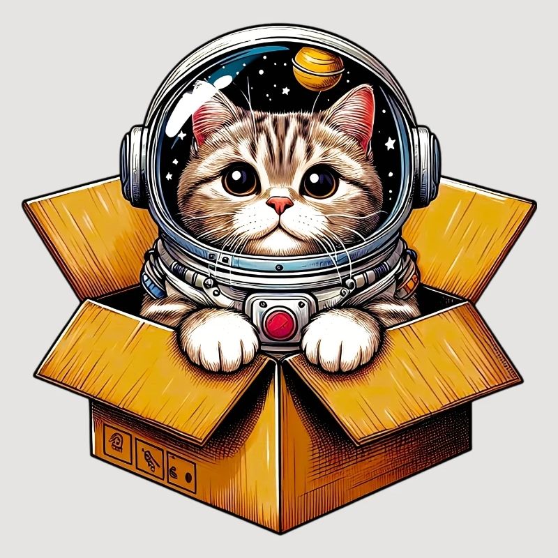 Astronaut Katze