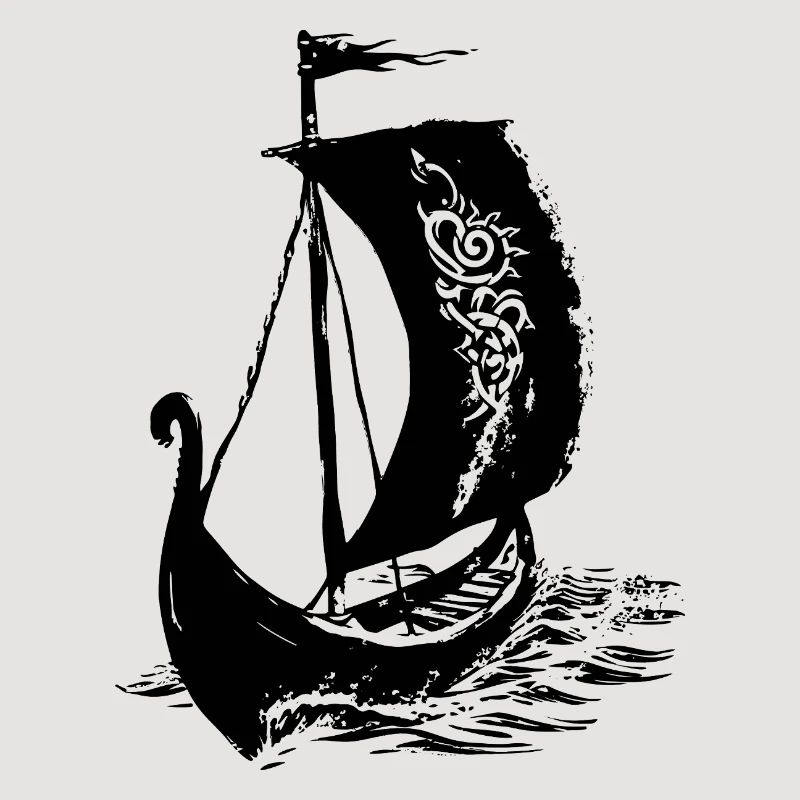 Wikinger-Langschiff