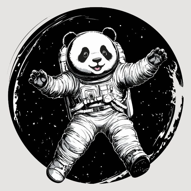 Astronaut Panda – Cute Space Explorer