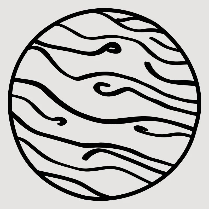 Planet Space Doodle