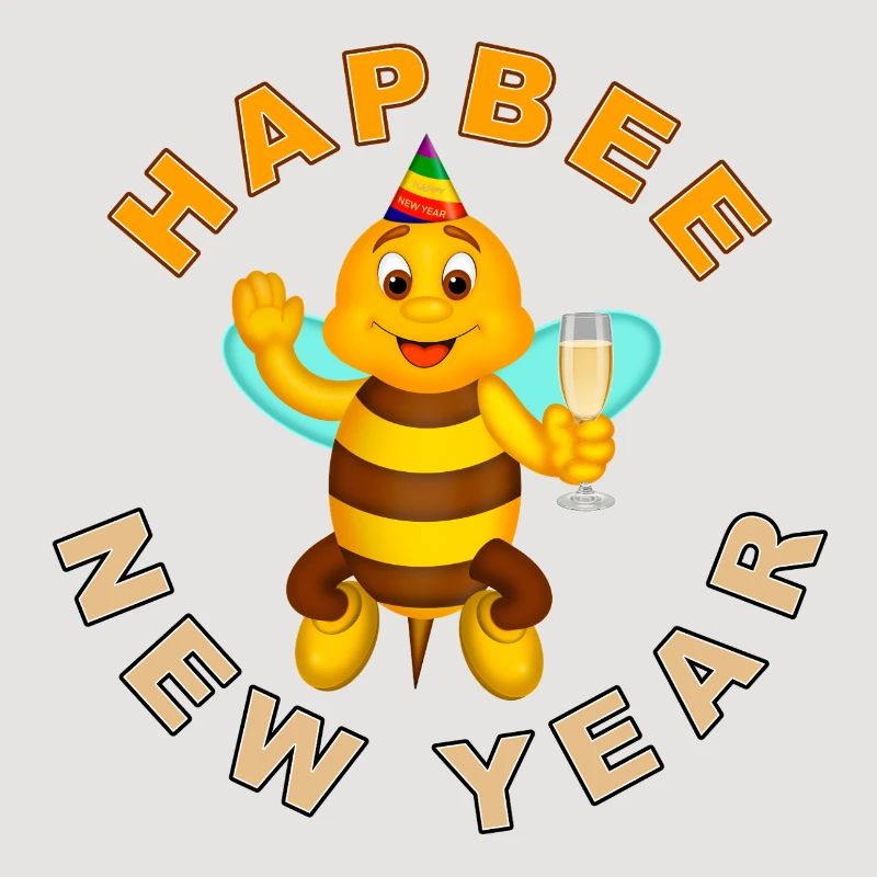 HAPBEE Neujahr mit Text 2