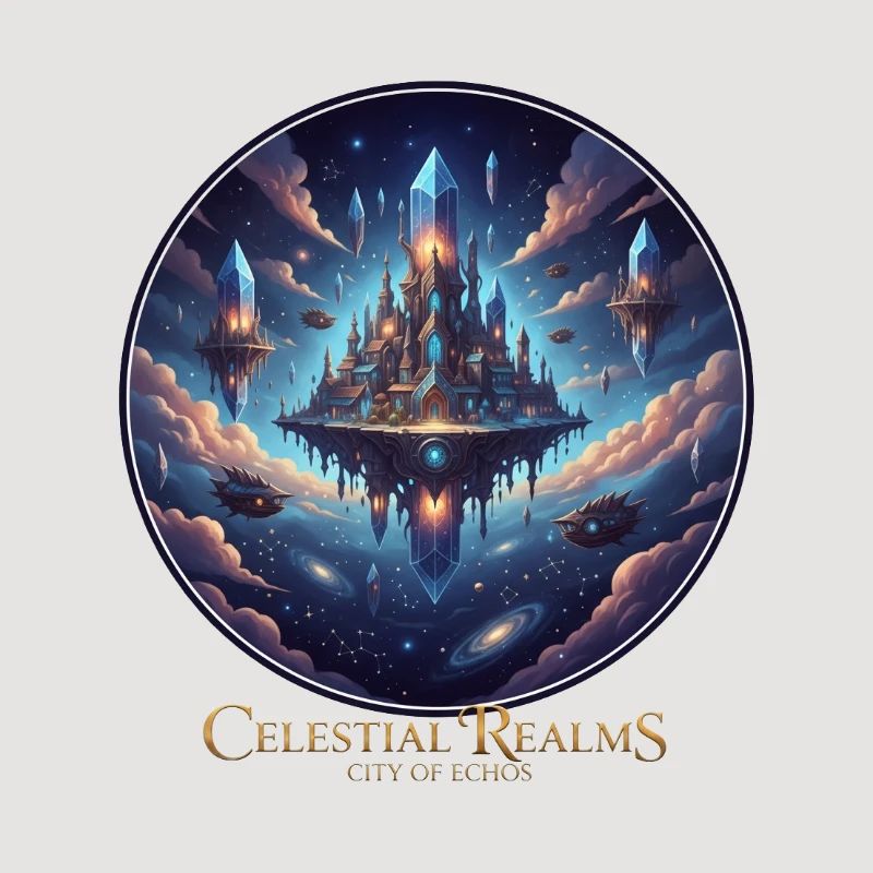 Château céleste dans l'espace