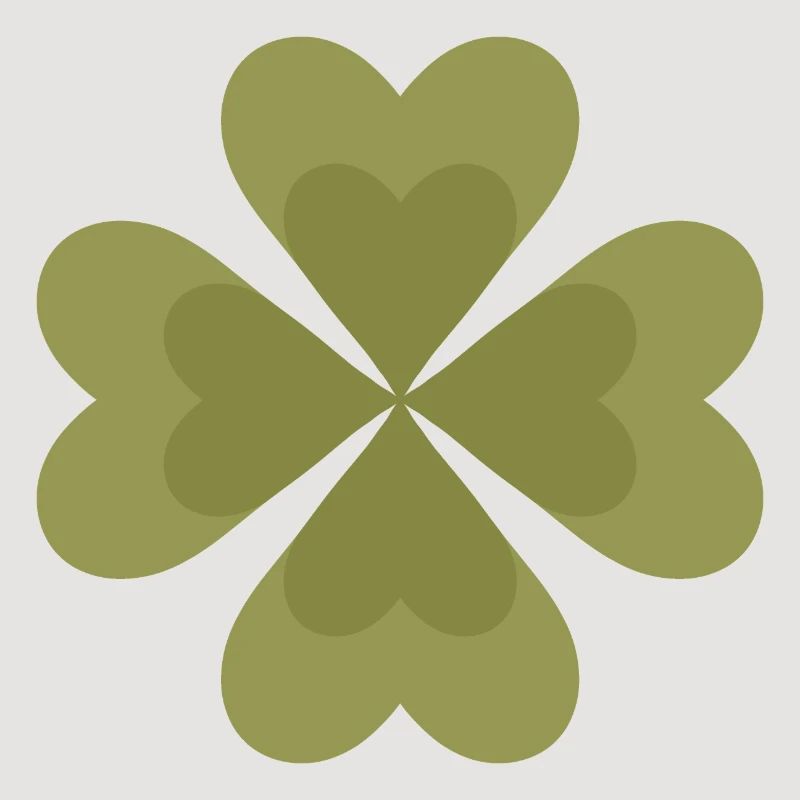 Four-Leaf Clover Pattern Design