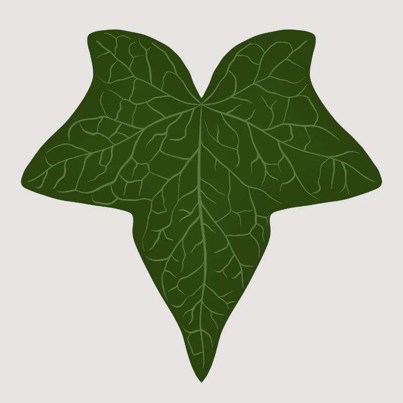 Elegant Green Ivy Leaf Pattern
