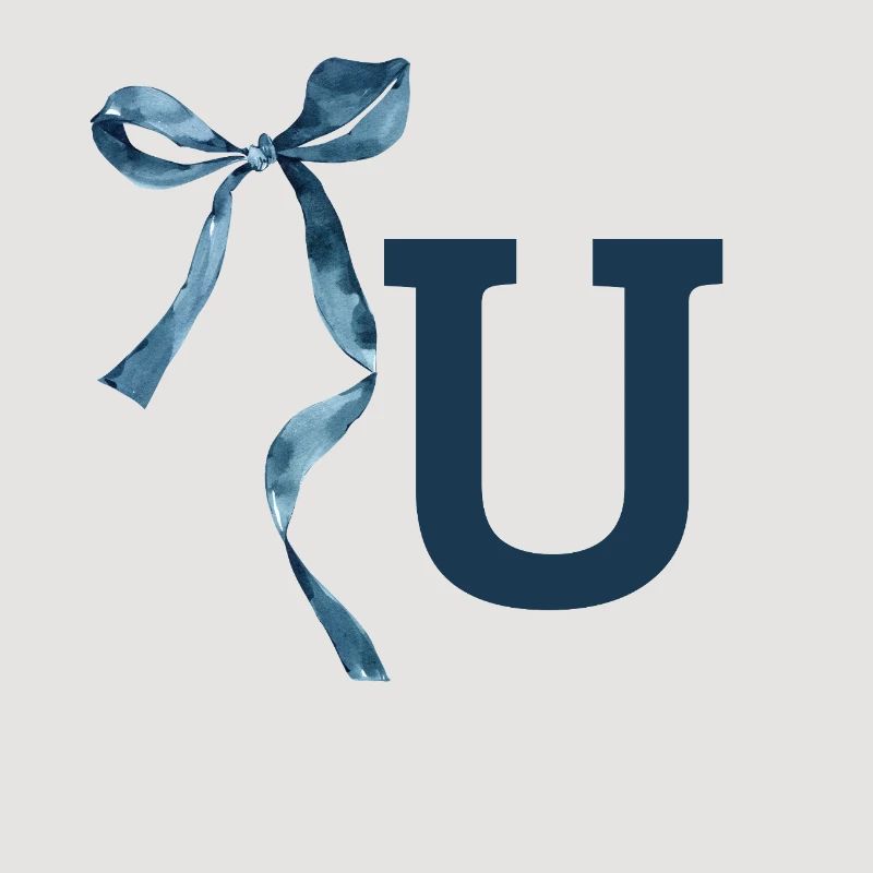 Monogram U Geschenkidee