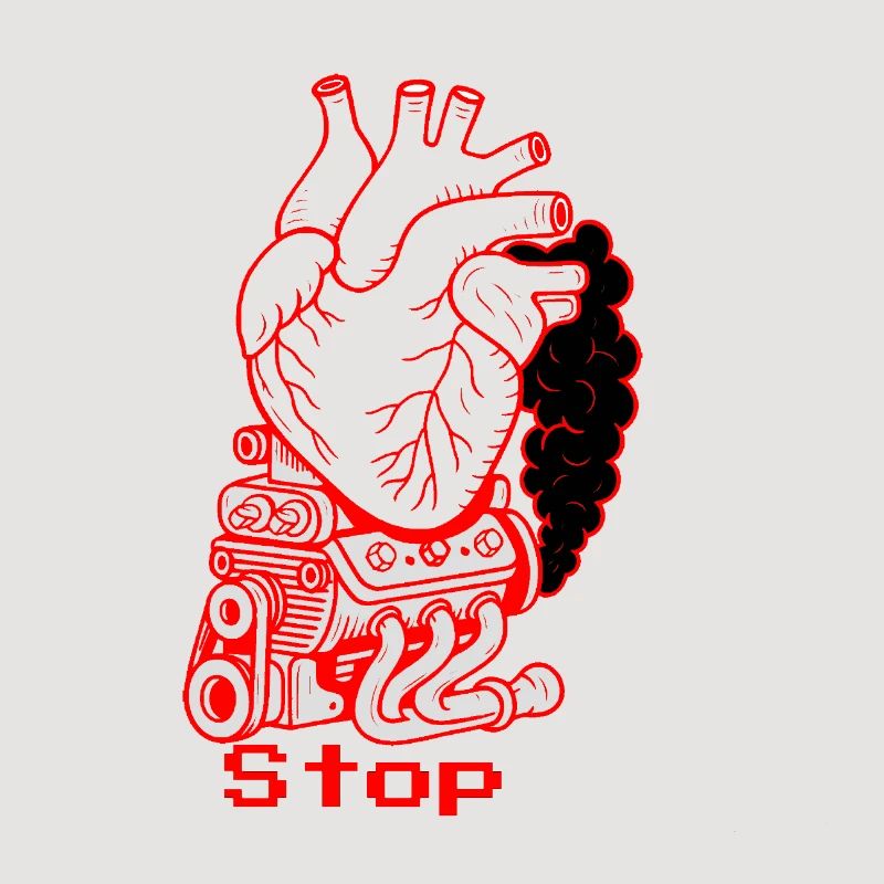 Traffic message Heart Attack