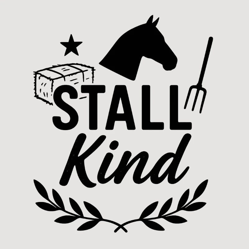 Stallkind, Pferd, lustig