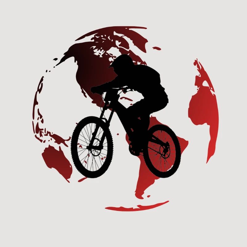 VTT sur Globe Rouge