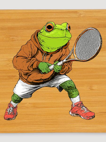 Frösche Tennis