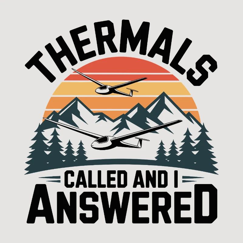 Glider thermals call, I answer – gliding