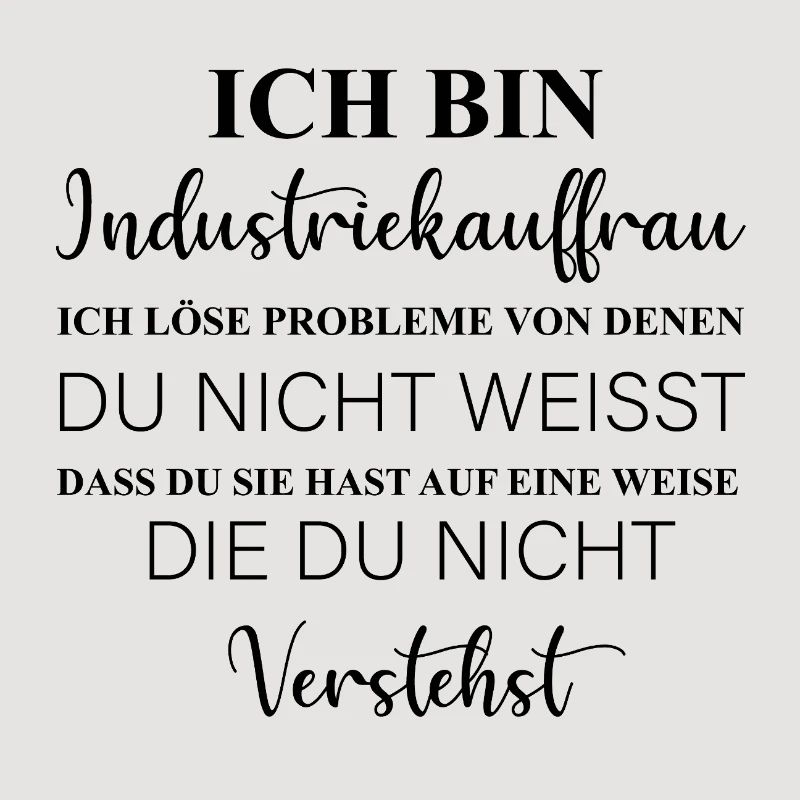 I am an industrial clerk I solve problems, profession