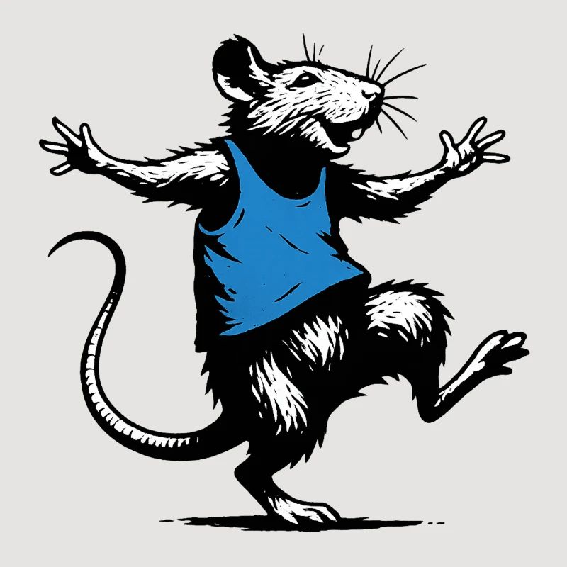 Dancing Rat Blue
