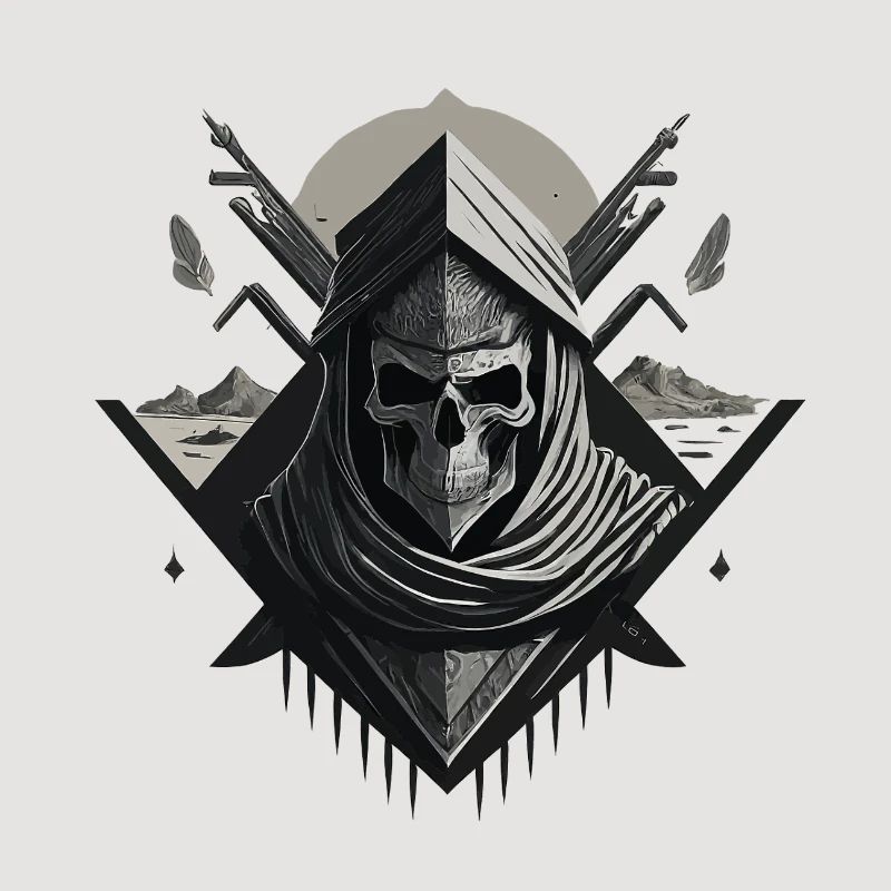 Desert Veiled Skeleton