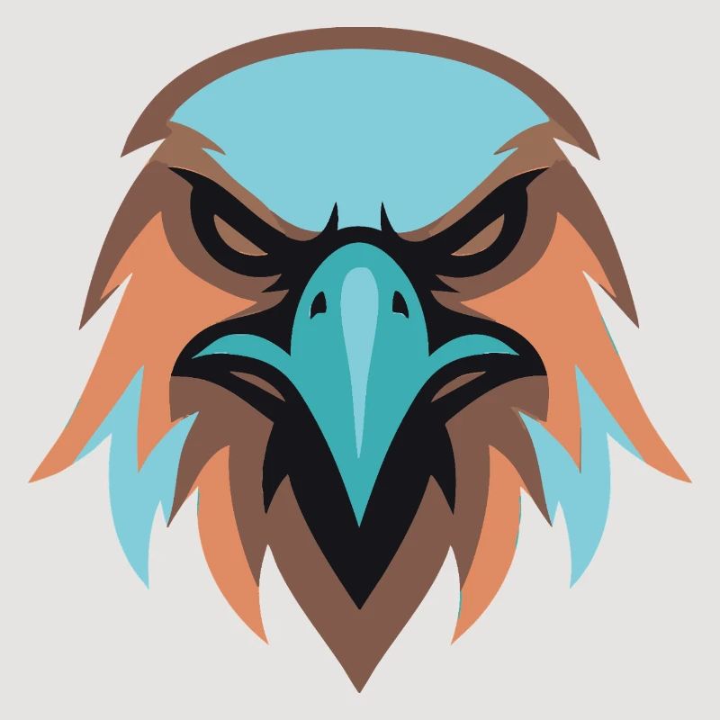 Eagle Head Turquoise Brown