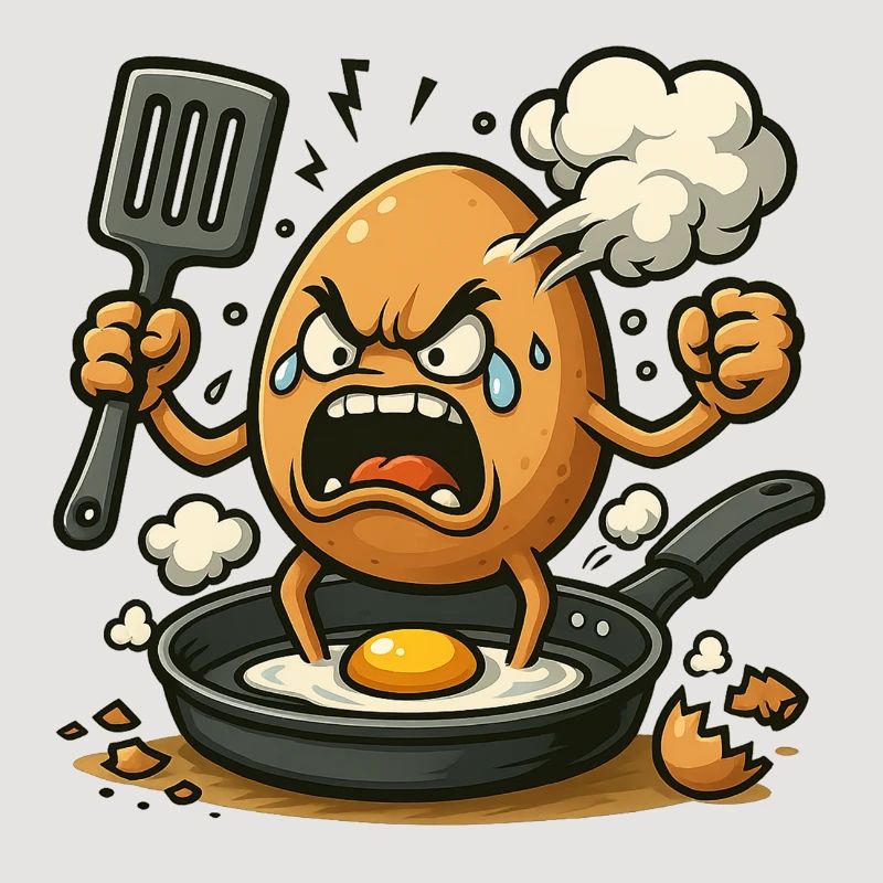 When eggs freak out
