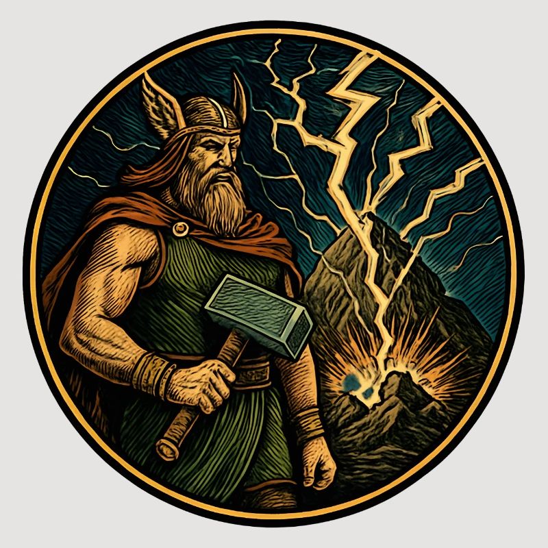 Thor with hammer